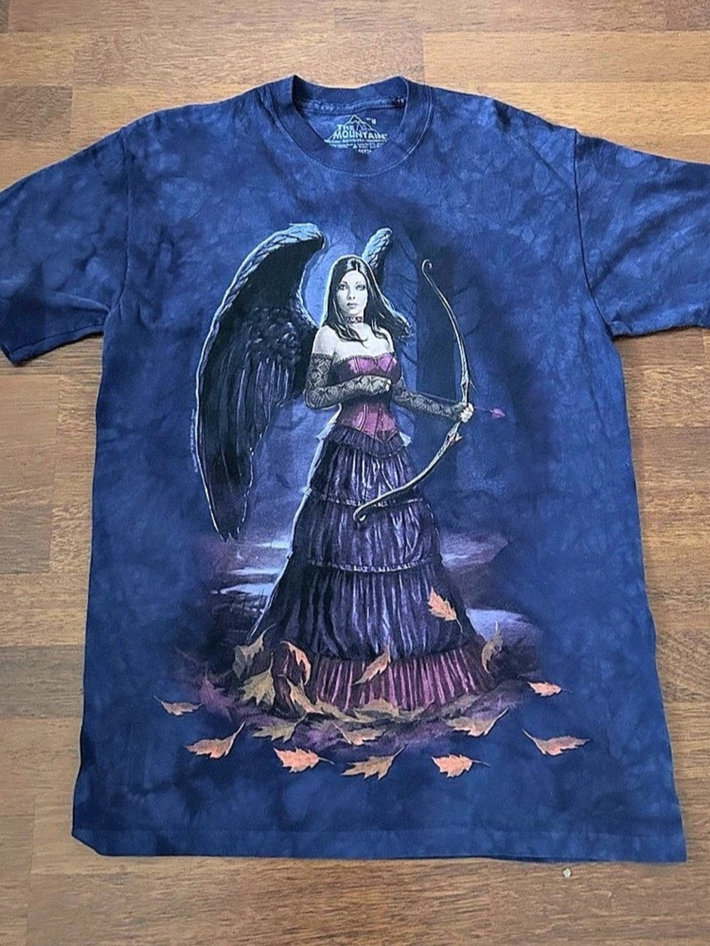 The Mountain Angel Archer Tie Dye T-Shirt Purple Medium